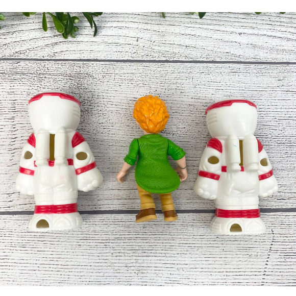 Vintage 1990 Burger King Kids Club Toy Figure Set of Three Glow in the Dark00000 - Picture 4 of 10